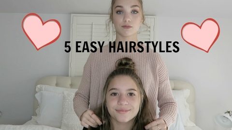 Maddie Z gives us 5 simple & easy hairstyles!