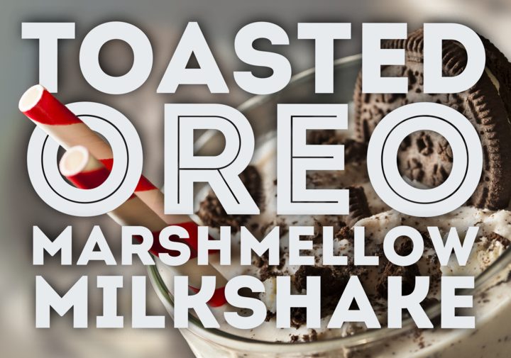 Recipe Of The Week: Oreo & Toasted Marshmallow Milkshake!