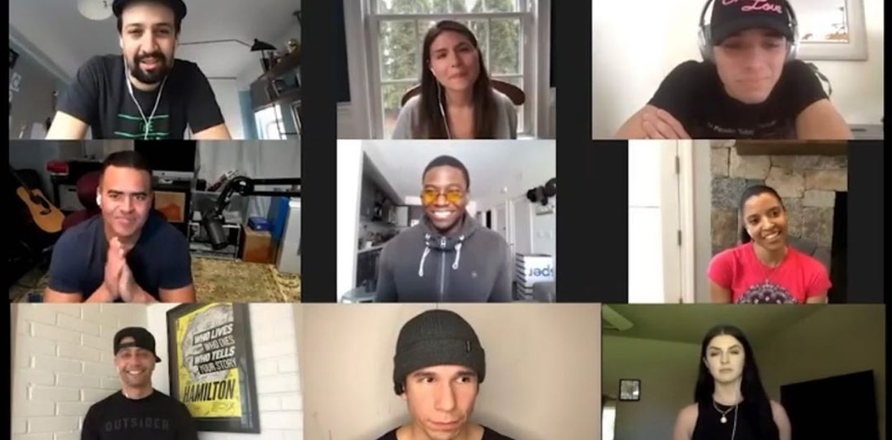 The Cast of “Hamilton” Used Zoom to Surprise a Fan that Has to Miss the